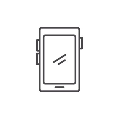 İzole akıllı telefon vektör tasarımı