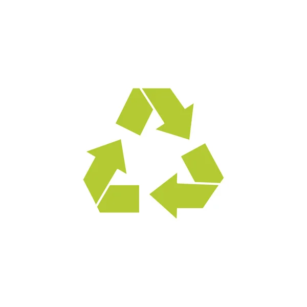 Recycle arrows eco friendly fill style icon — 图库矢量图片