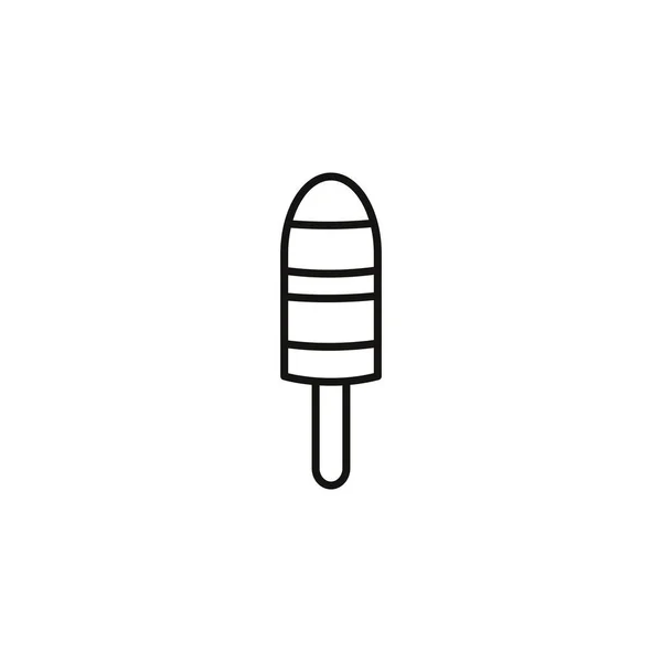 Popsicle sweet and candies icon line —  Vetores de Stock