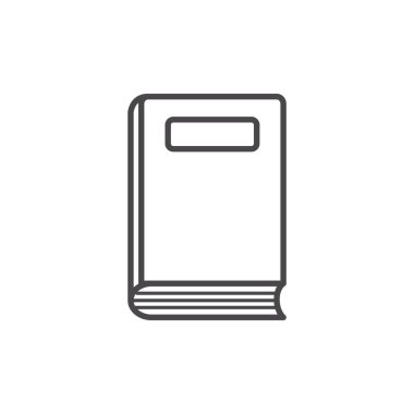 İzole kitap vektör tasarımı