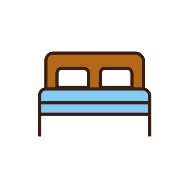 Rahat ev yatağı çizgisi ve dolgu tasarımı