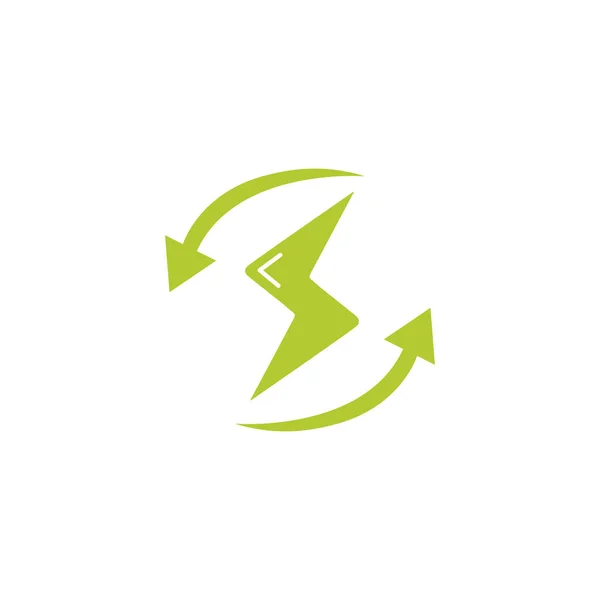 Recycle arrows eco friendly fill style icon — Vector de stock