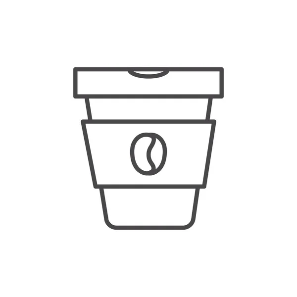 Изолированный вектор кофе кружка дизайн — стоковый вектор