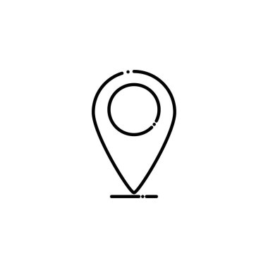 İzole GPS işaretli vektör tasarımı