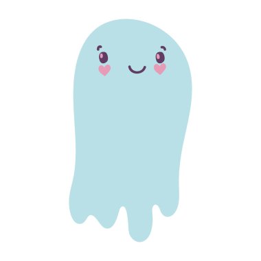 happy halloween celebration scary ghost cartoon