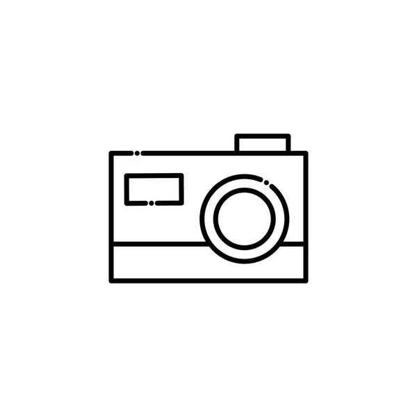 Isolated digital camera vector design — Stock Vector