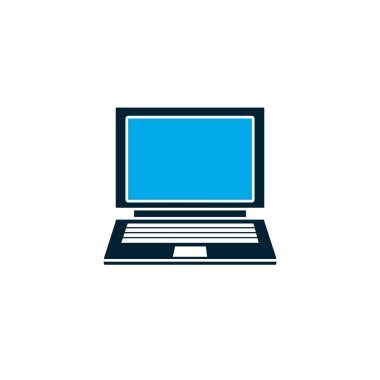 Yalıtılmış dizüstü vektör tasarımı