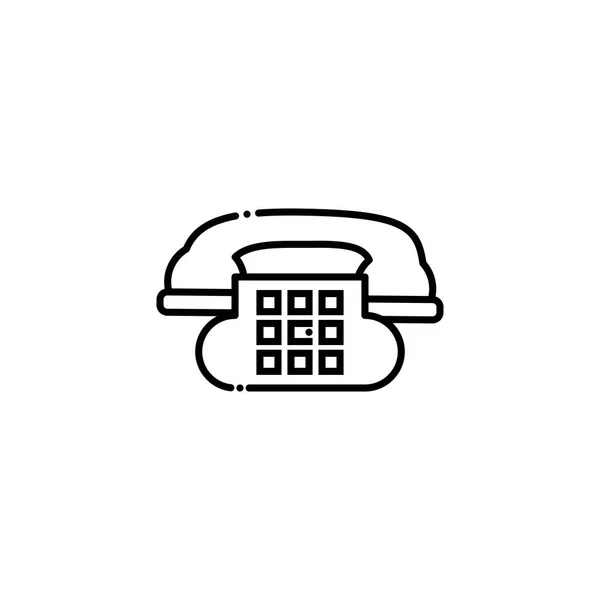 Geïsoleerde Vintage telefoon Vector Design — Stockvector