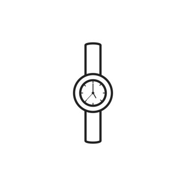 Isolated watch icon line design