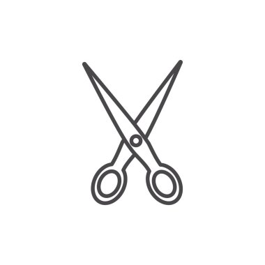 İzole edilmiş makas aracı vektör tasarımı