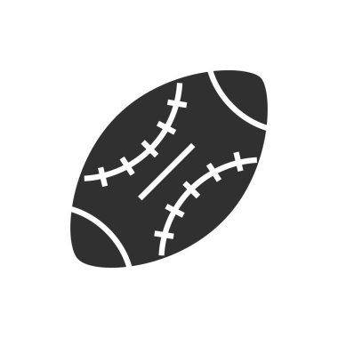 Isolated ball of american football flat vector design
