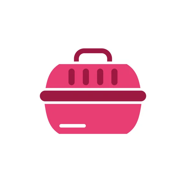 Isolated pet basket icon flat vector design — Διανυσματικό Αρχείο