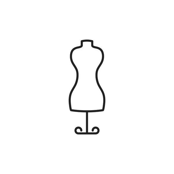 Isolated manikin icon line design — Image vectorielle