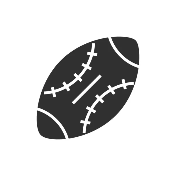 Isolated ball of american football flat vector design — Stockvektor