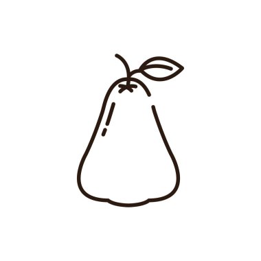 Isolated wax apple icon line vector design