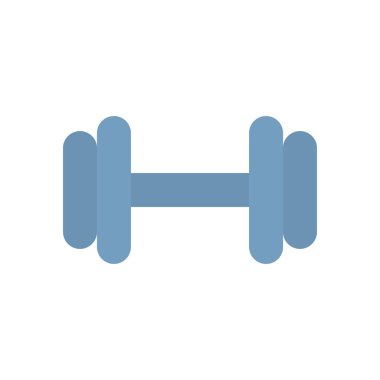 Isolated gym weight icon flat design