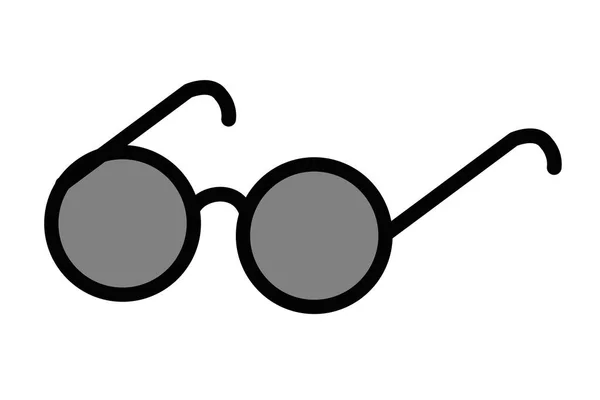 İzole gözlük tasarım vektör illüstrasyon — Stok Vektör