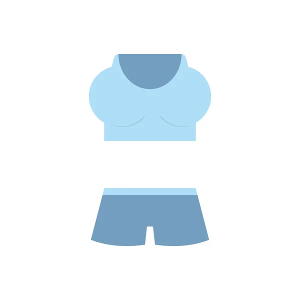 Isolated gym female cloth icon flat design — Stockvektor