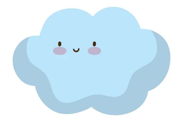 Isolated cloud cartoon vector design — Stockový vektor