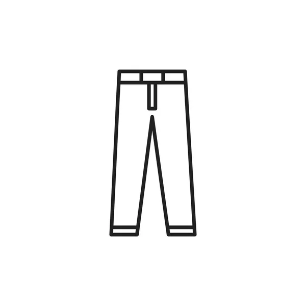 Isolated jeans icon line design — 图库矢量图片