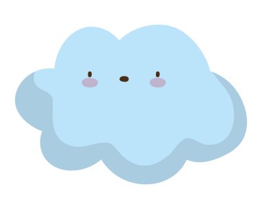Isolated cloud cartoon vector design