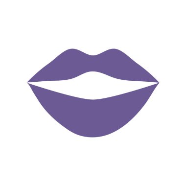 seksi kadın dudaklar pop sanat tarzı