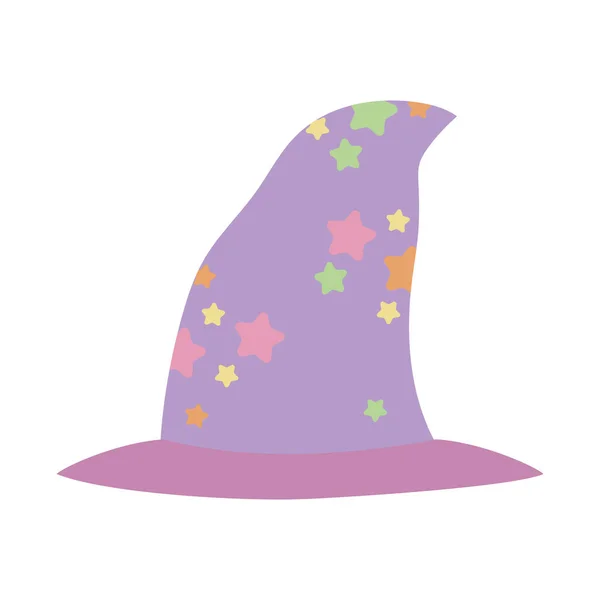 ハッピーハロウィンお祝い魔女の帽子の衣装 — ストックベクタ