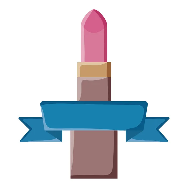 Lipstick make up pop art style — ストックベクタ