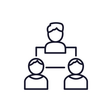 Social media avatar icon line vector design