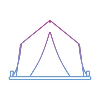 yaz çadırı gradyan biçimi simgesi