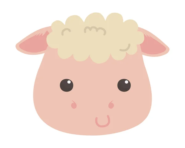 Desenho vetorial isolado de desenho de ovinos — Vetor de Stock
