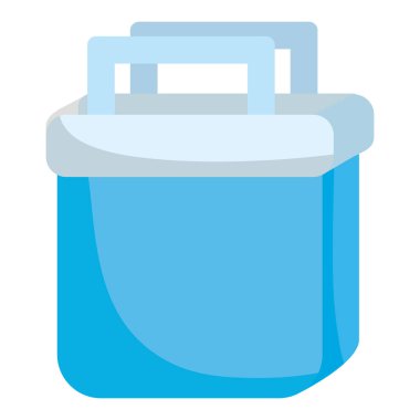 İzole piknik buzdolabı vektör tasarımı