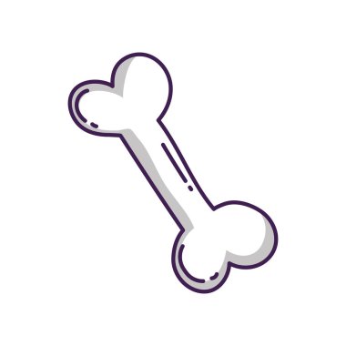 İnsan kemiği parçası anatomi simgesi