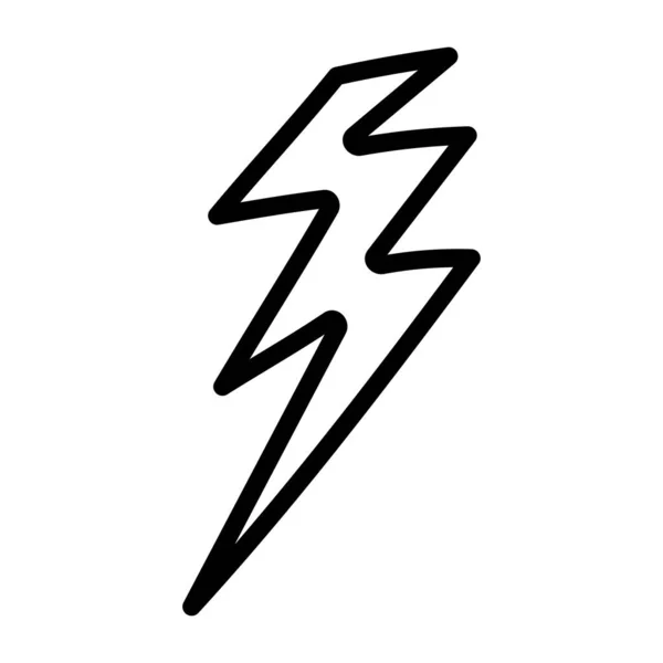 Isolerad Thunder ikon design vektor illustration — Stock vektor