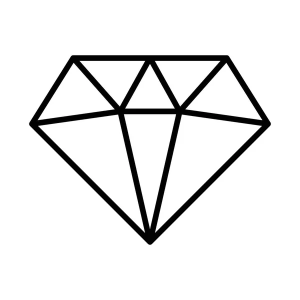 Diamon rock jewerly pop art style — Image vectorielle