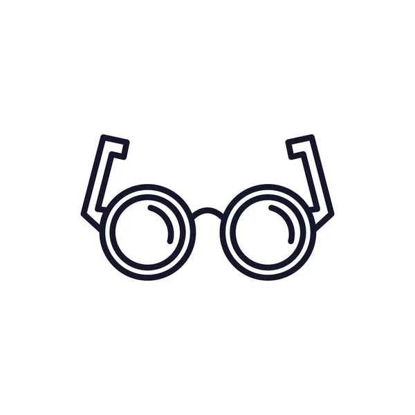 Design vetorial de linha de óculos isolados —  Vetores de Stock