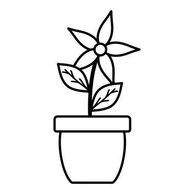 seramik çömlek dekorasyon çiçekler Bahçe