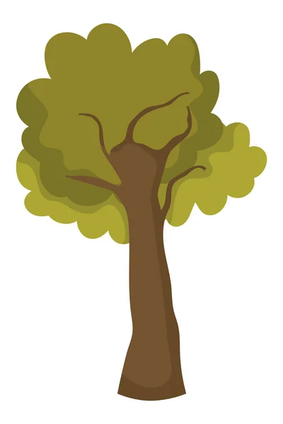 Diseño aislado abstracto y de árbol de temporada — Vector de stock