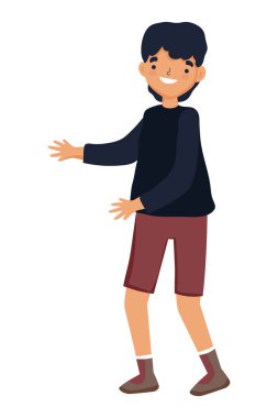 İzole edilmiş insan vektör tasarımı çizimi