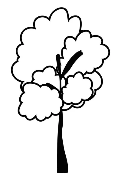 Isolated autumn season tree vector design — стоковый вектор