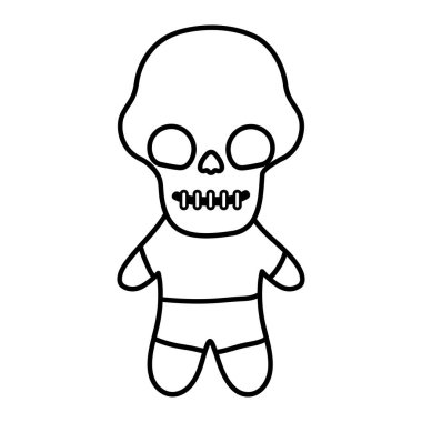 Şaka mı şeker mi? Mutlu cadılar bayramı çizgisi resmi