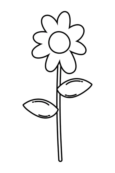 Isolated flower ornament design vector illustration — Stock Vector