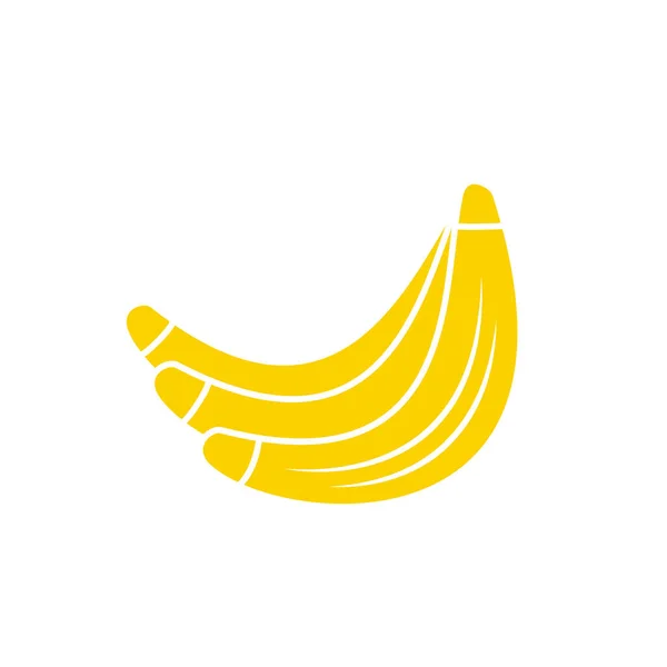 Conception isolée de vecteur de fruits de banane — Image vectorielle