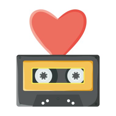 Retro müzik kasedi.