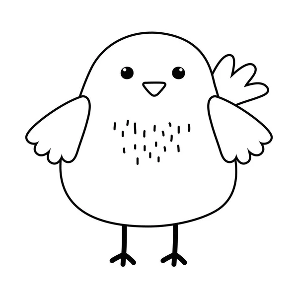 Ilustração vetorial do projeto do vetor dos desenhos animados da galinha —  Vetores de Stock