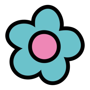 İzole çiçek süsleme tasarlamak