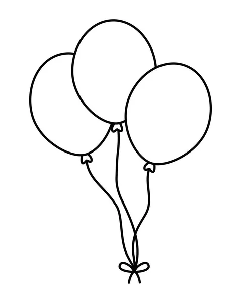Balones con diseño vectorial de empalme — Archivo Imágenes Vectoriales