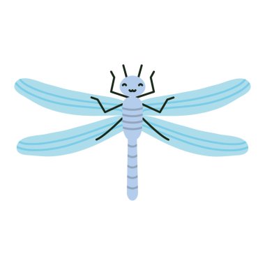 cute dragon fly kawaii character