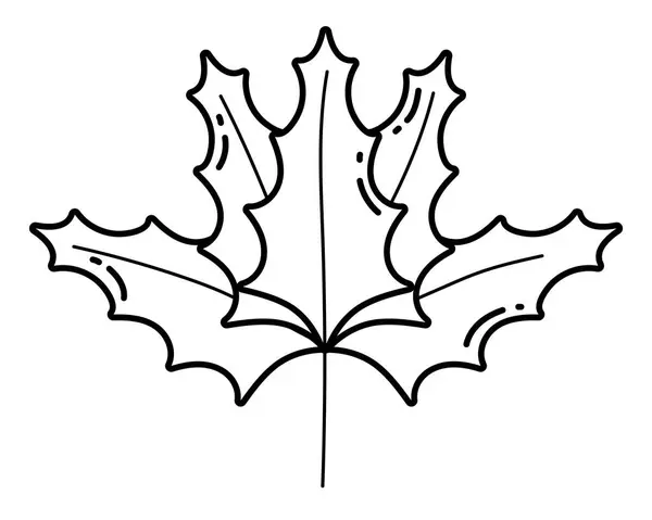 Illustration vectorielle de conception de feuilles isolées — Image vectorielle