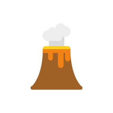 Isolated volcano icon flat vector design